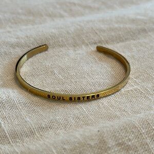 MantraBand Gold 'Soul Sisters' Bracelet